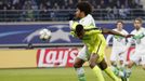 KAA Gent's Kalifa Coulibaly scores past VfL Wolfsburg's Dante