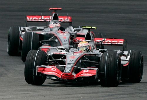 Lewis Hamilton a Fernando Alonso, McLaren