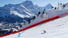 Alpine Skiing - FIS Alpine World Ski Championships - Women's Downhill Training - Cortina d'Ampezzo, Italy - February 12, 2021 Switzerland's Corinne Suter in action REUTER