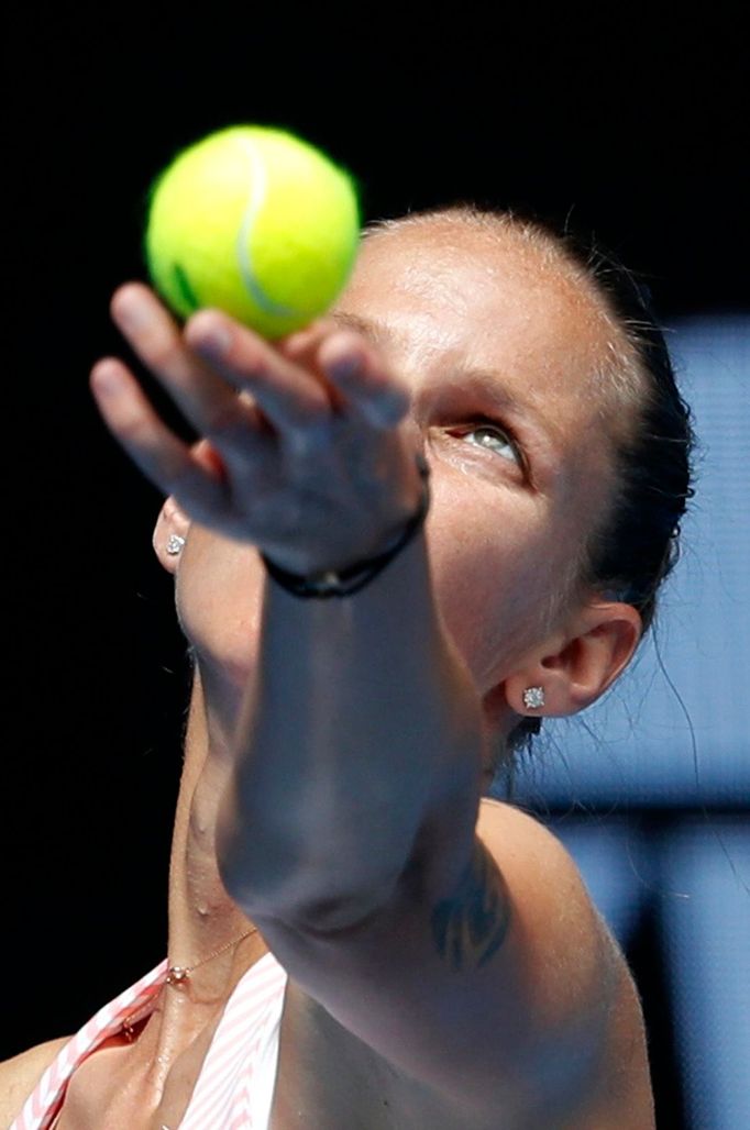 tenis, Australian Open 2019, Karolína Plíšková v utkání 1. kola