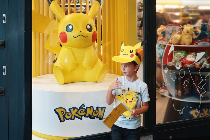 Otevření Pokemon shop in shopu v knihkupectví Luxor na Válavském náměstí v Praze