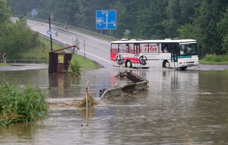Záplavy v Jablonném v Podještědí
