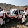 Roberto Camporese měl na svém Peugeotu 504 Pickup z veteránské kategorie problémy už v prologu Rallye Dakar 2021