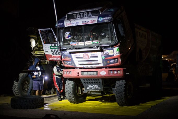 Rallye Dakar 2015: Martin Kolomý, Tatra - zákulisí