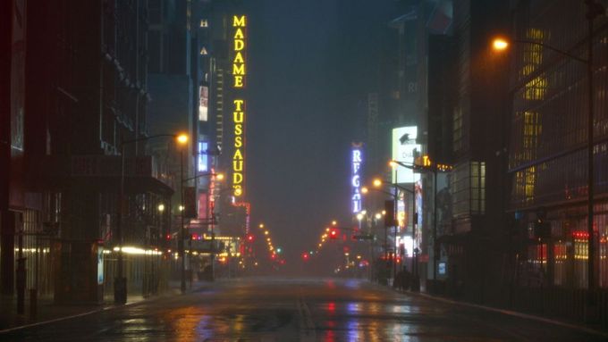 Obrazem: Hurikán Irene řádil v ulicích vylidněného New Yorku