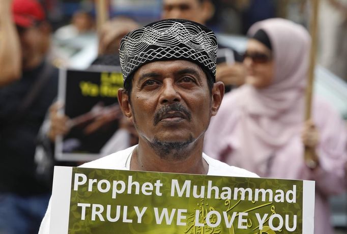 Správa systému Django Vítejte, uživateli admin_danielp@centrum.cz. Domů Article Photo Video Category Domů › Photo › Photos › A Muslim protester holds up a sign during a protest in Jakarta Photo: změnit Historie Photo Title: A Muslim protester holds up a sign during a protest in Jakarta Image: link: http://content.reuters.com/auth-server/content/tag:reuters.com,0000:newsml_GM1E89L1DTB01:73925153/tag:reuters.com,0000:binary_GM1E89L1DTB01-BASEIMAGE?token=4GjzlV9EZHTLnlHyv1ZoNr4Ryc8FeUoYyfbfQ+HdRaQ= Vložit fotku do adminu >> Keywords: FILM-PROTESTS/ Description: A Muslim protester holds up a sign during a protest against an anti-Islam film made in the U.S. mocking the Prophet Mohammad, outside the U.S embassy in Jakarta September 21, 2012. REUTERS/Enny Nuraheni (INDONESIA - Tags: CIVIL UNREST RELIGION) Published: Zář. 21, 2012, 10:06 dop. Odstranit