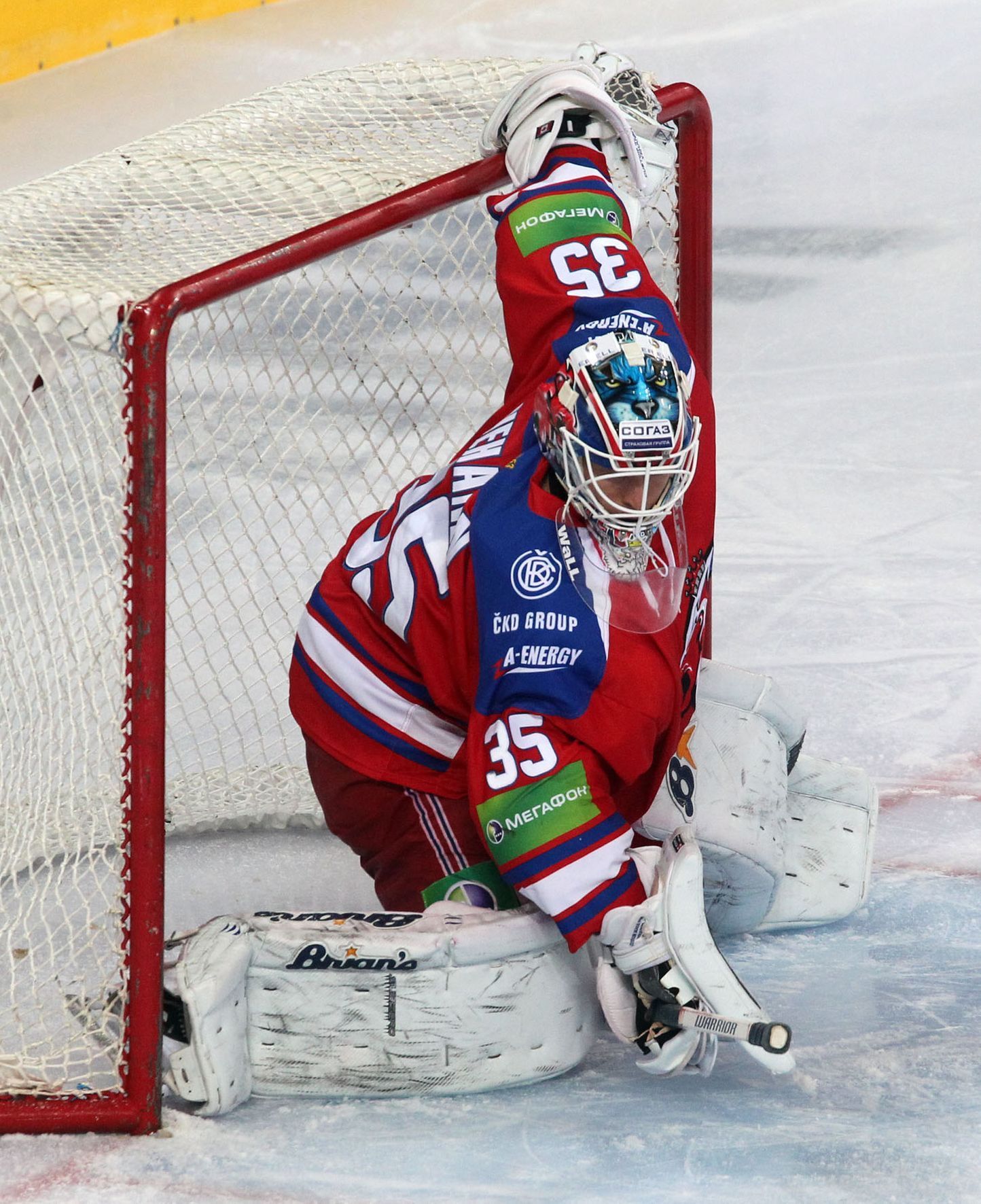 Hokej, KHL, Lev Praha - Kazaň: Petri Vehanen