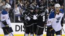 Kings - Blues, 3. zápas Stanley Cup (Kings, radost)