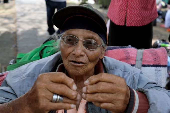 Irma Viviana Reyes přišla do Mexika z Guatemaly v rámci "karavany".