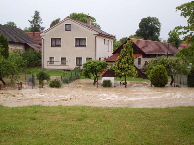 Lokální záplavy na Rychnovsku