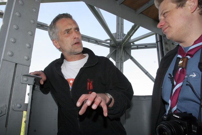 Tomáš Hanák na Petřínské rozhledně