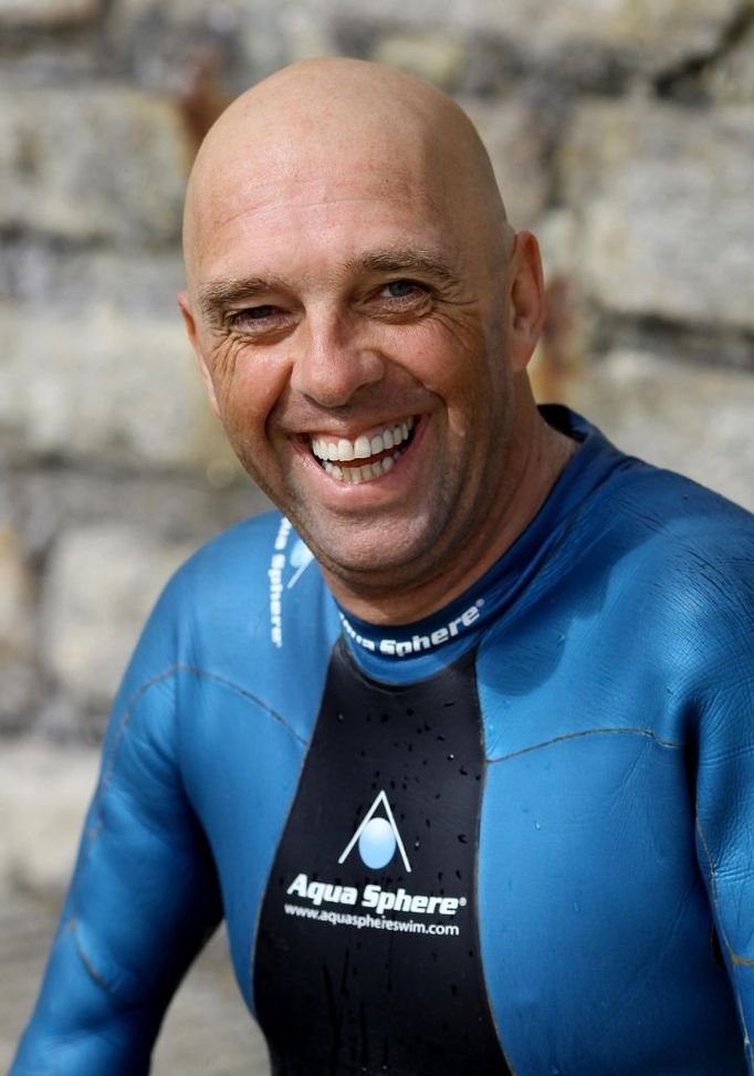 File photo dated 16/09/10 of French limbless swimmer Philippe Croizon, who has became the first limbless person to swim the Channel.