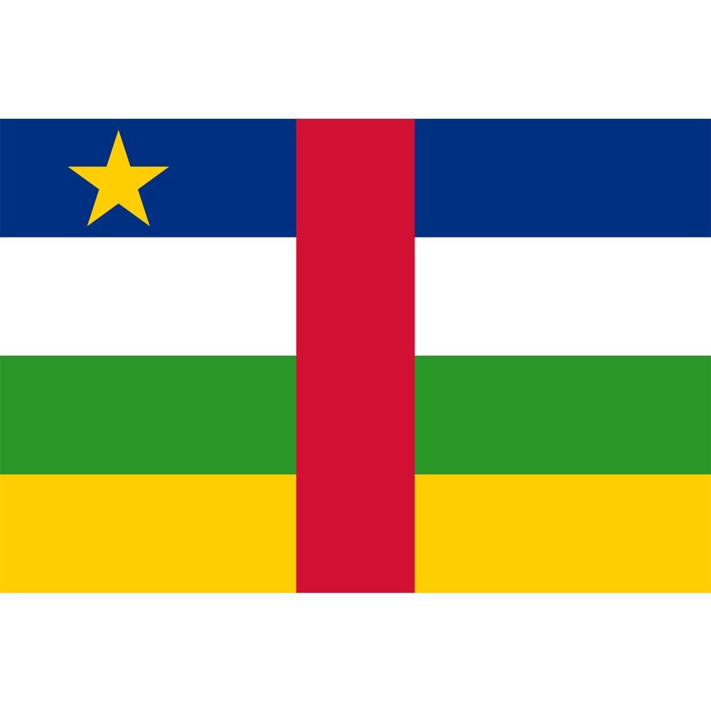 Vlajka - Středoafrická republika