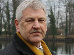 Předseda německé radikální pravicové strany NPD Udo Voigt
