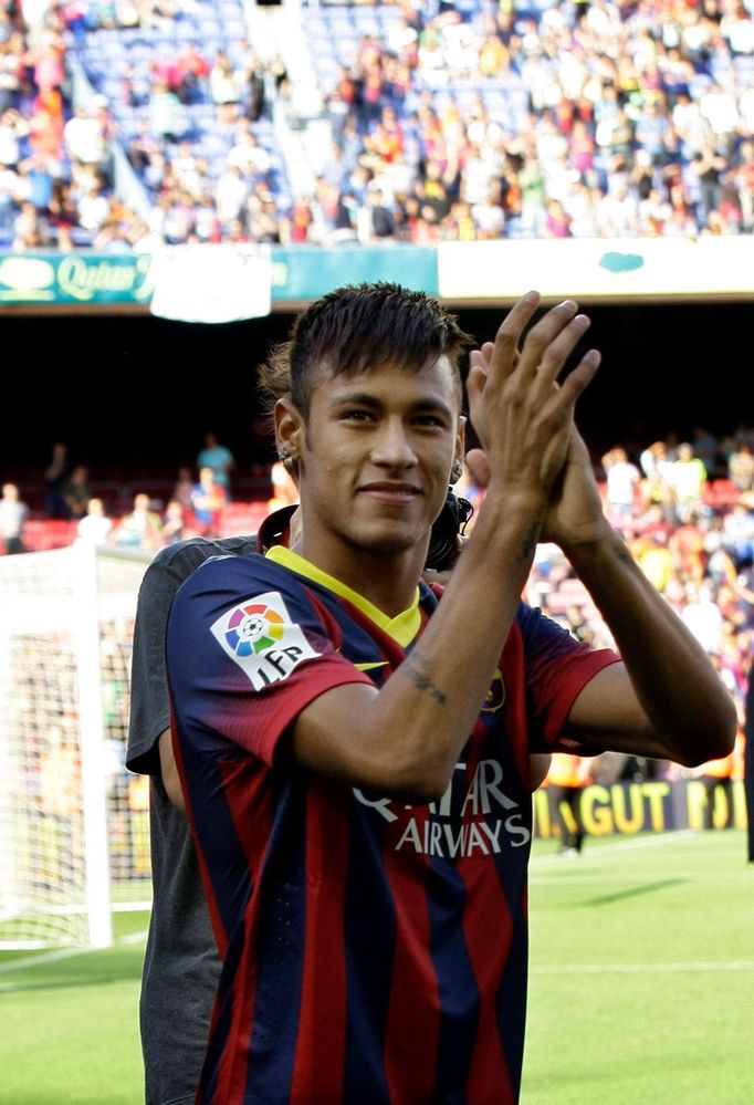 Nový hráč FC Barcelona Neymar