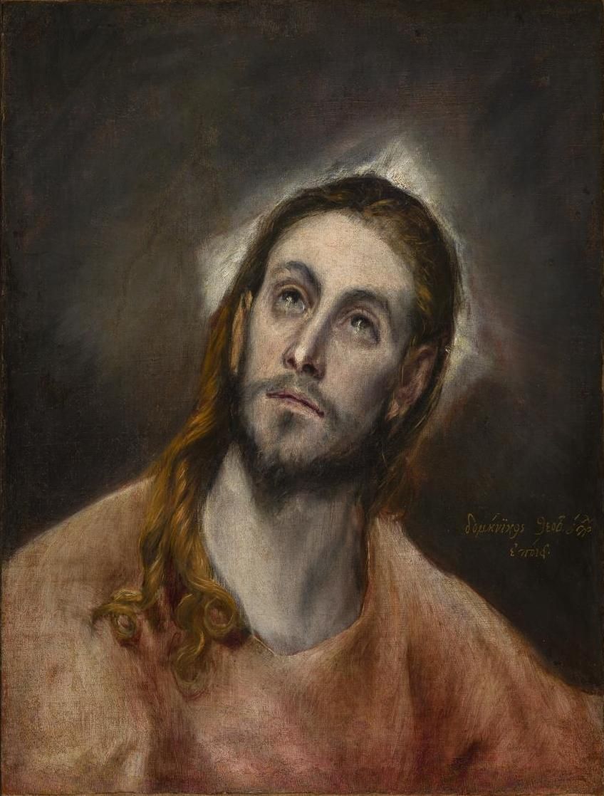 El Greco: Modlící se Kristus