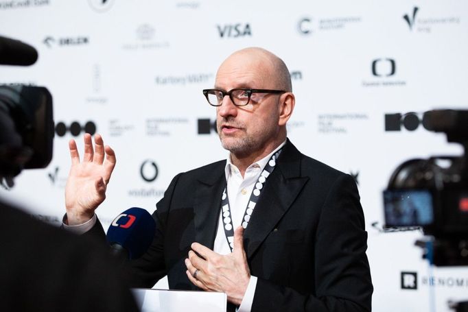 Steven Soderbergh na festivalu v Karlových Varech.