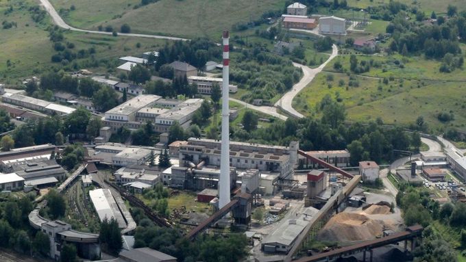 Důl Handlová na Slovensku