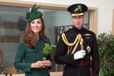 Den svatého Patrika slaví i britská královská rodina, vévodkyně Kate a princ William.