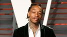 Rapper Wiz Khalifa arrives at the Vanity Fair Oscar Party in Beverly Hills