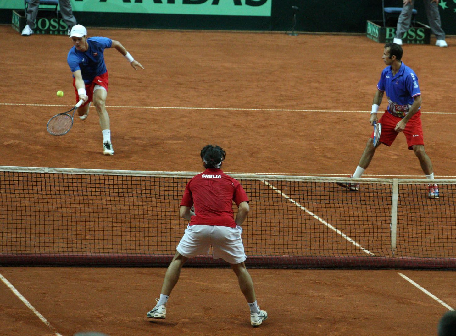 Davis Cup: Česko - Srbsko (Štěpánek, Berdych, Bozoljac)