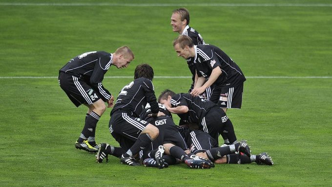 Radost hradeckých fotbalistů