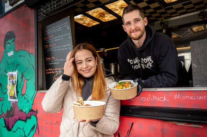 Comic Cone Food Truck ve Zlíně.