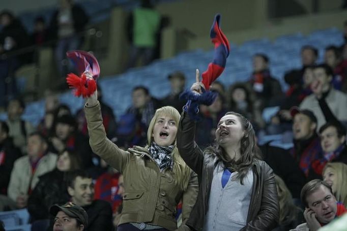 Fanoušci domácího CSKA