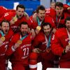 Rusové se zlatými medailemi po vítězství ve finále s Německem na ZOH 2018