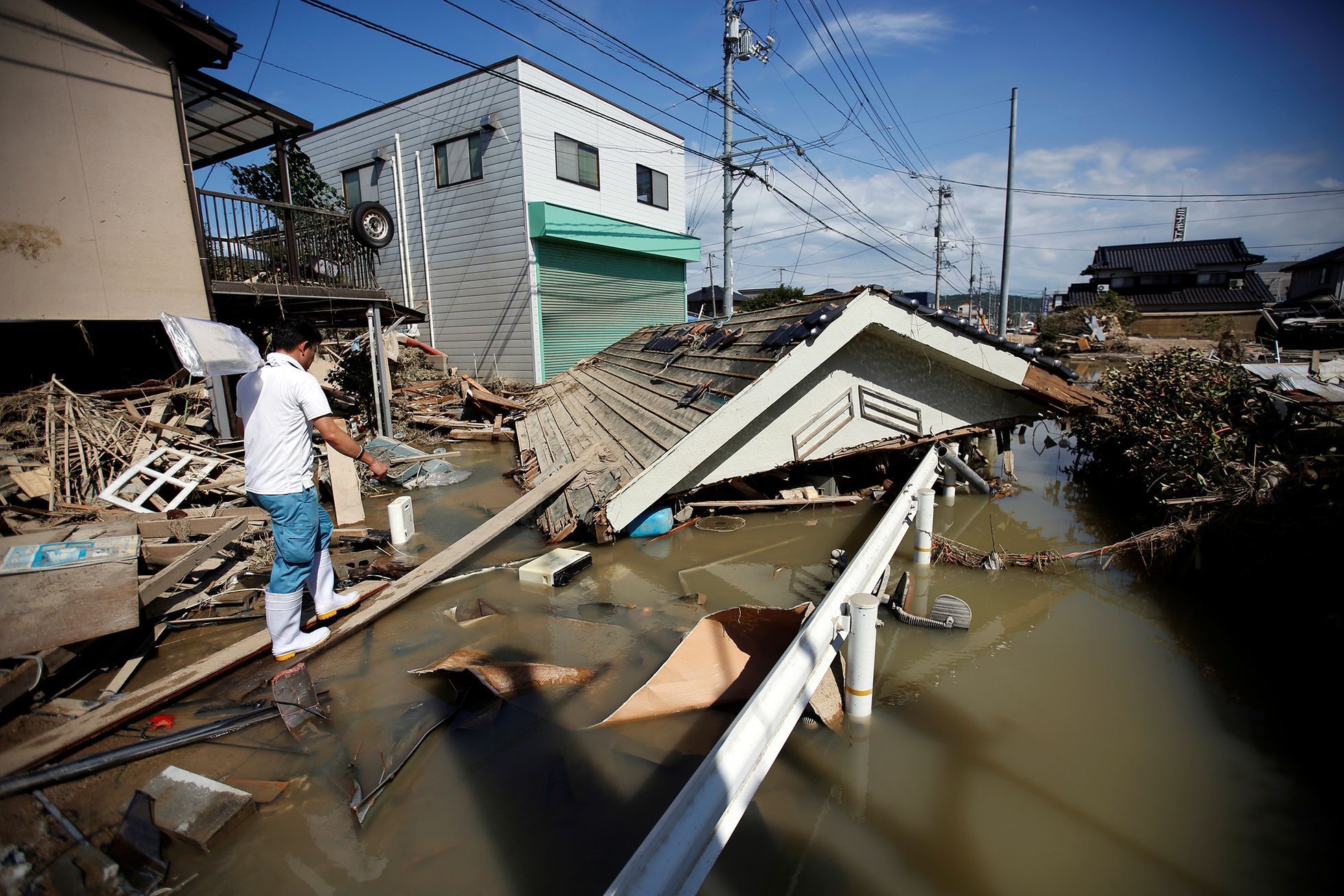Fotogalerie / Záplavy v Japonsku / Reuters / Červenec 2018 / 21