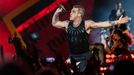 Robbie Williams v srpnu 2017, kdy vystoupil na pražském Letišti Letňany.