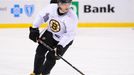 Jaromír Jágr před prvním zápasem v dresu Bostonu Bruins