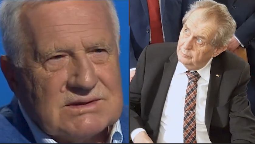 „Odmítám démonizování Ruska, invaze je trochu nadnesená“, výroky Václava Klause a Miloše Zemana