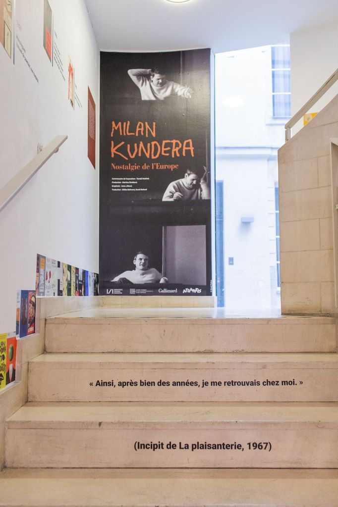 Výstavu Milan Kundera - Nostalgie po Evropě lze v Českém centru Paříž vidět do 5. září.