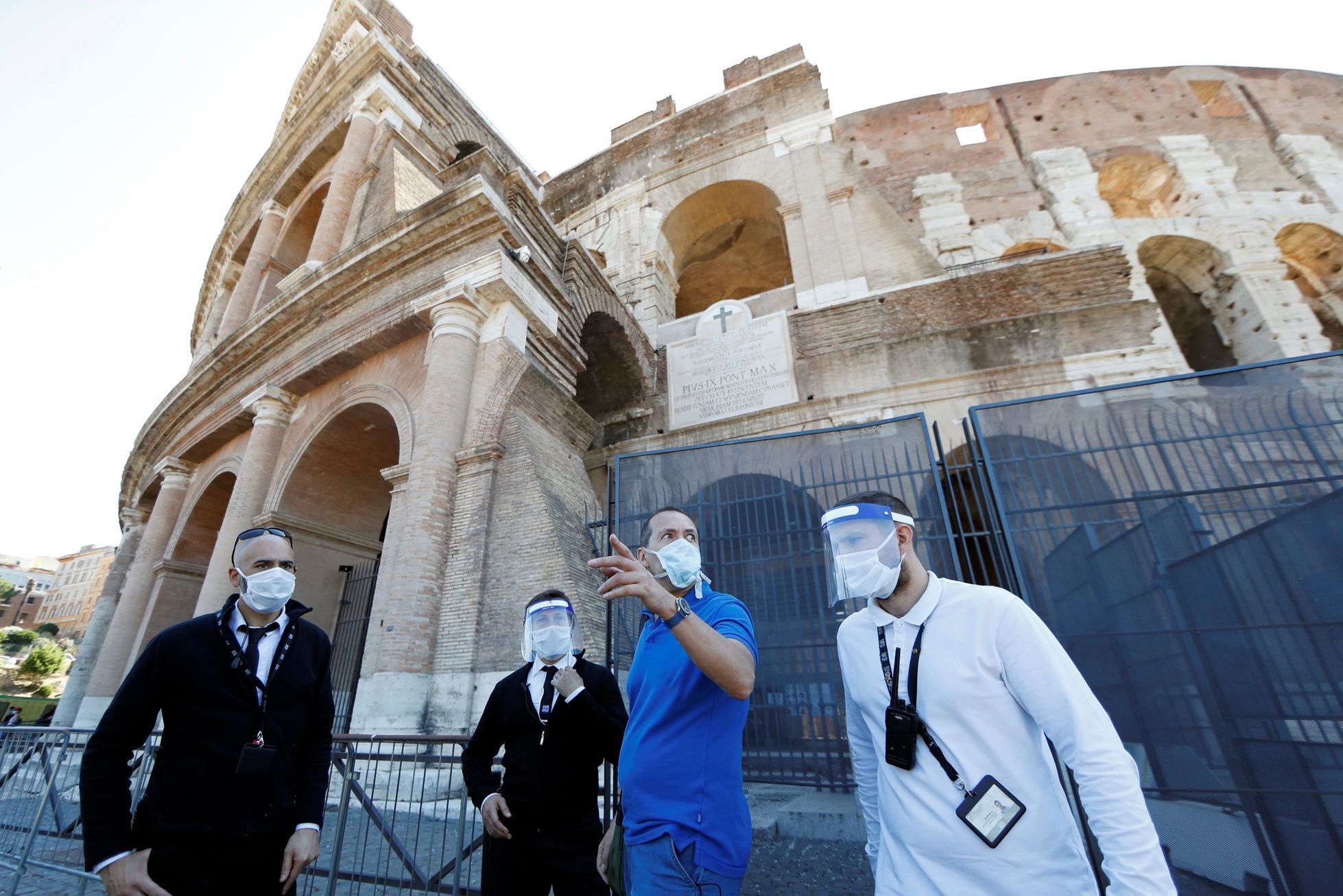 Koloseum se otevírá po přestávce kvůli koronaviru.