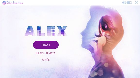 Ukázka z výukové hry DigiStories: Alex, která slouží k budování zdravých digitálních návyků