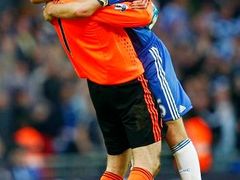 Petr Čech a John Terry slaví výhru Chelsea