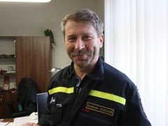 Kyjovský hasič a místostarosta města Antonín Kuchař.