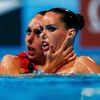 MS v plavání Barcelona, synchronizované plavání: Ona Carbonell Ballesterová a Margalida Crespi Jaumeová (Španělsko)