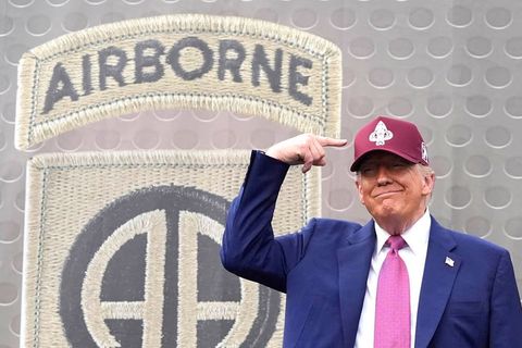 Fort Bragg, USA, Donald Trump. armáda, základna, vojáci