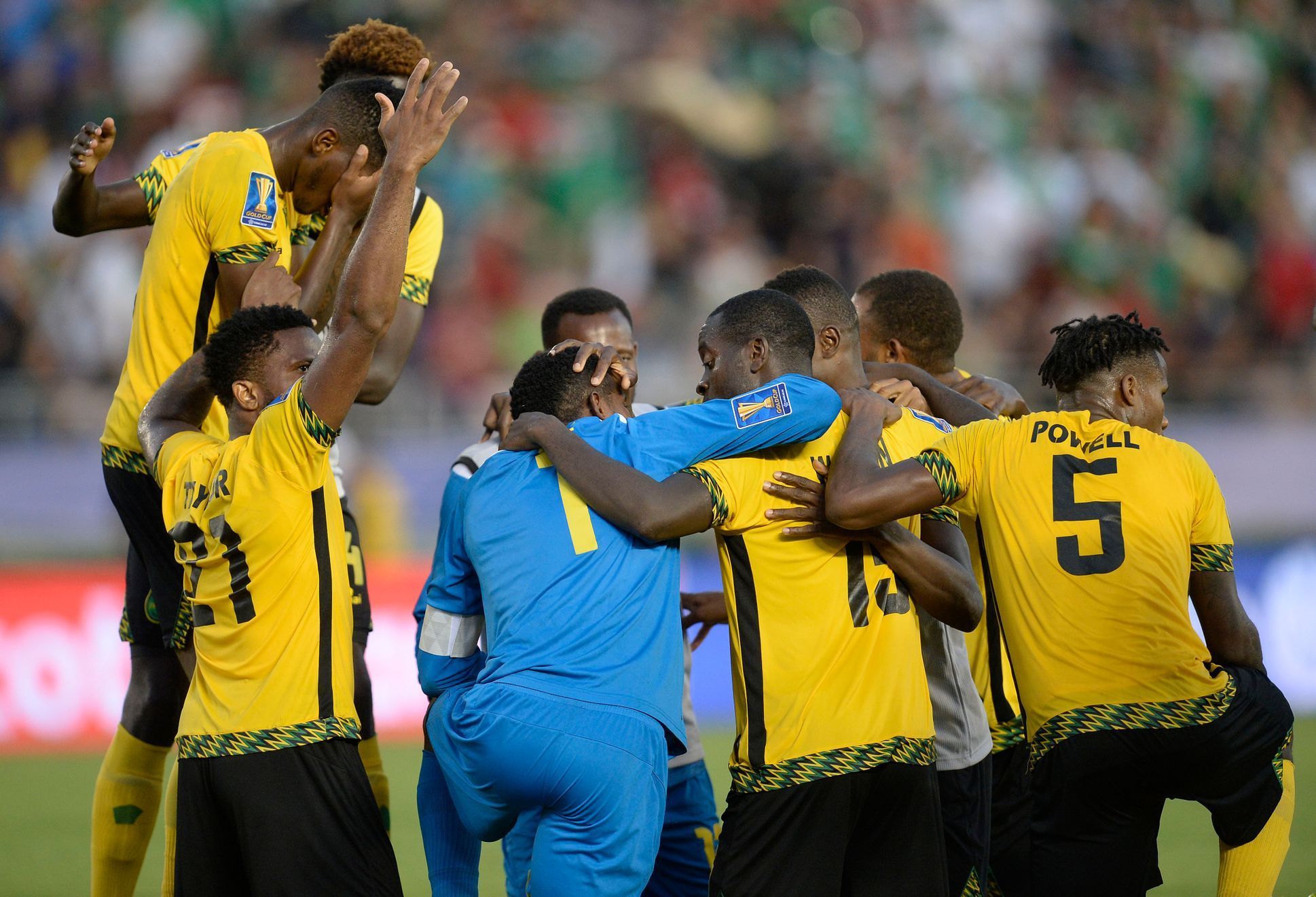 Fotbalisté Jamajky na Zlatém poháru 2017
