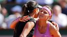 Ana Ivanovičová a Lucie Šafářová v semifinále French Open 2015