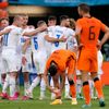 Češi slaví postup z osmifinále Nizozemsko - Česko na ME 2020
