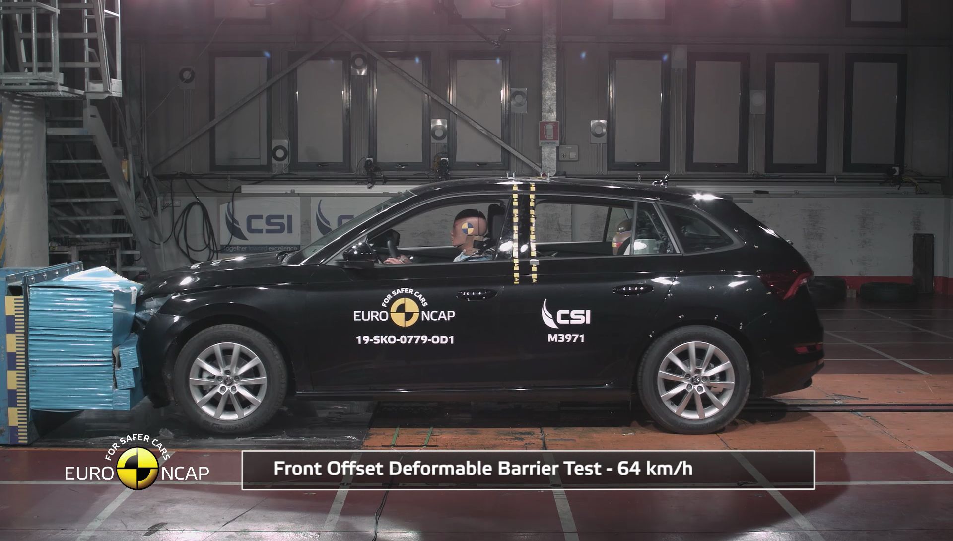 Crash test - Škoda Scala