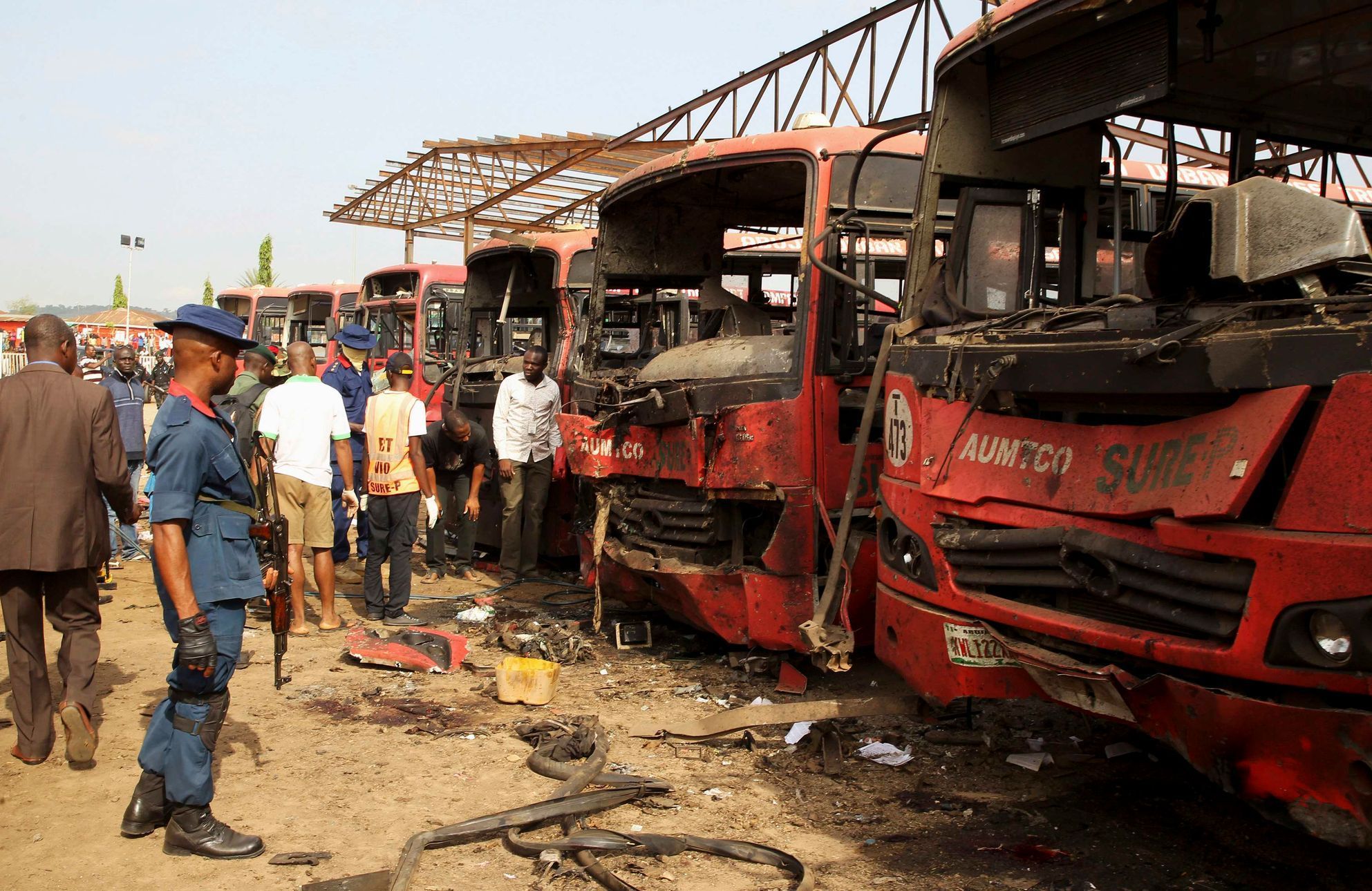 Bombový útok v Nigérii - Abuja - 14. dubna 2014