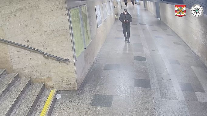 Brněnští policisté pátrají po pachateli, který v podchodě k nástupišti na hlavním nádraží okradl mladou ženu. Využil situace, kdy mířila na vlak a měla plné ruce.