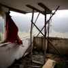 A view of the disused judges room for the ski jump from the Sarajevo 1984 Winter Olympics on Mount Igman, near Saravejo