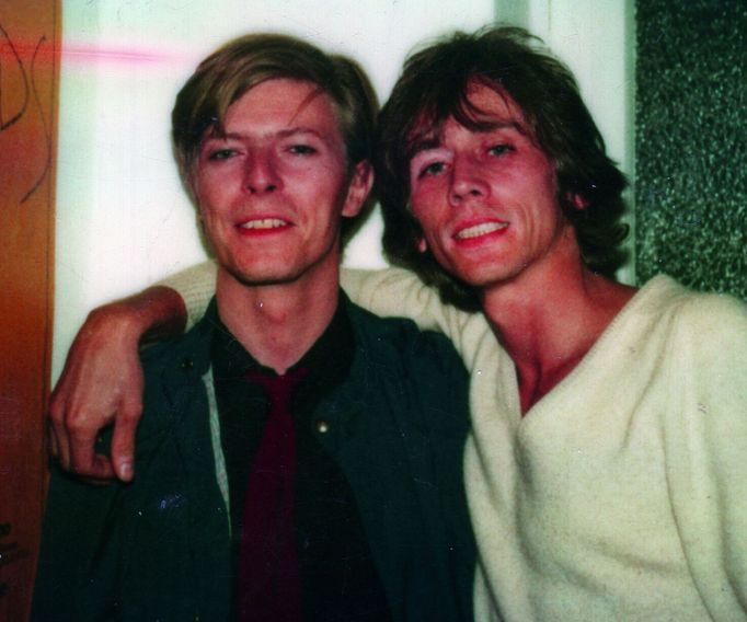 David Bowie a Ivan Král v roce 1980.