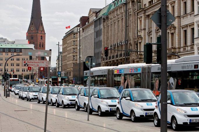 Projekt car2go je uživatelsky velmi nenáročný.