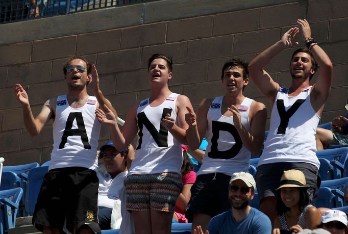 US Open 2014: fanoušci Andyho Murrayho